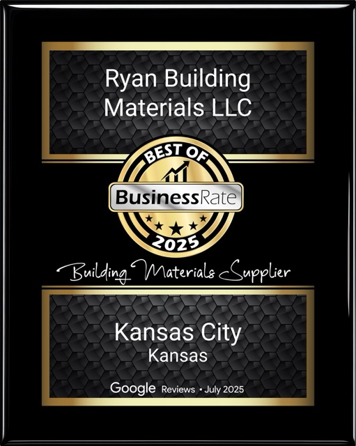 Ryan Building Materials - Best of BusinessRate 2025 Award